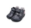 D.D.Step kislány Barefoot zárt cipő – bagoly mintás, sötétkék (S070-62659A)