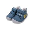 D.D.Step kisfiú Barefoot zárt cipő – traktor mintás, kék (S070-62964B)