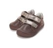 D.D.Step S108-62871A prémium valódi bőr kislány cipő –csokibarna ("Once upon a time" mesés mintával)