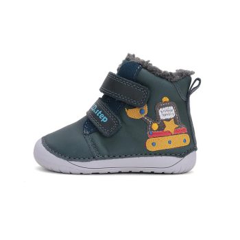 D.D.Step Kisfiú Barefoot Bélelt bokacipő